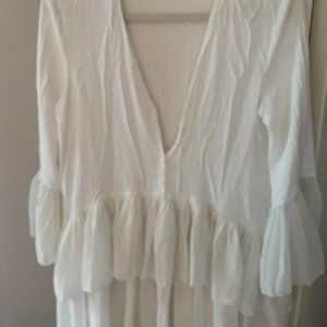 Zara Womens White Dress